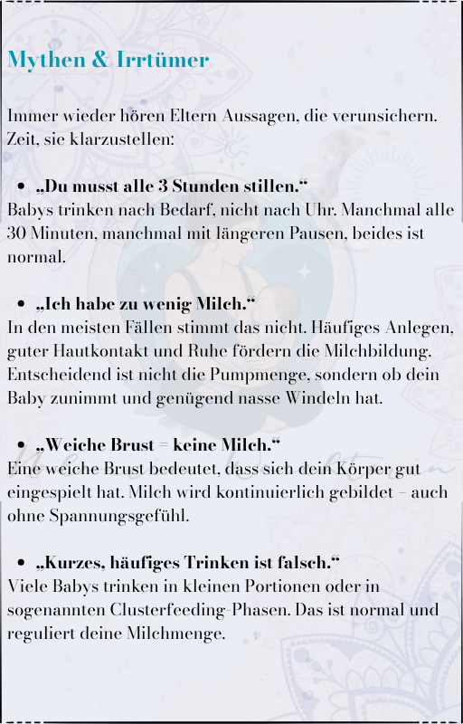 Stillen – ein Weg voller Nähe & Vertrauen